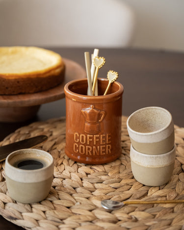 Keukengereihouder Coffee Corner Bruin - Things I Like Things I Love