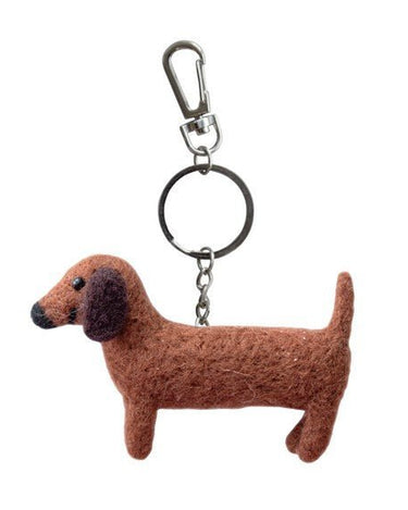 Key Chain / Bag Charm Sausage Dog - Things I Like Things I Love