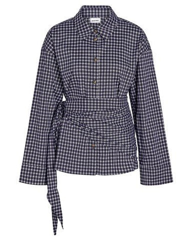 KIlah Scarfshirt Navy Blazer/Birch - Things I Like Things I Love