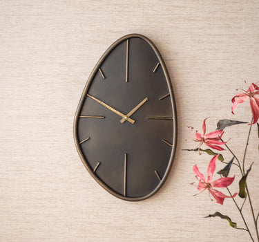 Kleine Wandklok Organic Messing - Things I Like Things I Love