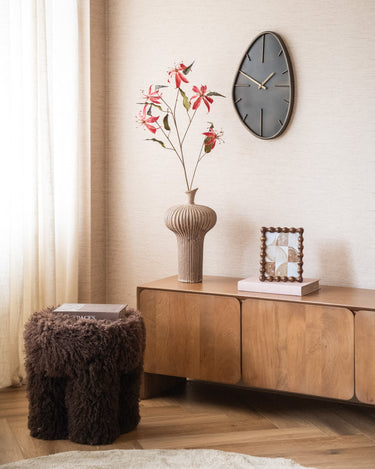 Kleine Wandklok Organic Messing - Things I Like Things I Love