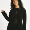 Knitted cardigan Black - Things I Like Things I Love
