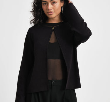 Knitted cardigan Black - Things I Like Things I Love