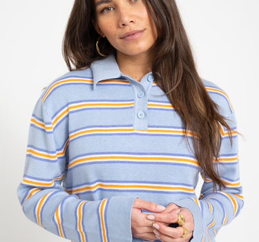 Knitted Collar Sweater Multi - Things I Like Things I Love