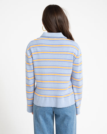 Knitted Collar Sweater Multi - Things I Like Things I Love