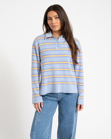 Knitted Collar Sweater Multi - Things I Like Things I Love