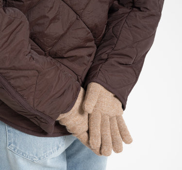 Knitted Gloves Mira Taupe - Things I Like Things I Love