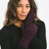 Knitted Mittens Bibi Burgundy - Things I Like Things I Love