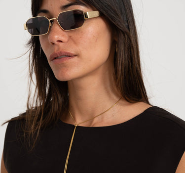 Komono Sunglasses Elix White Gold - Things I Like Things I Love