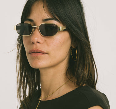 Komono Sunglasses Elix White Gold - Things I Like Things I Love