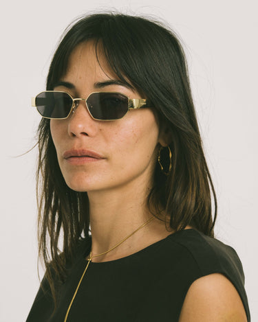 Komono Sunglasses Elix White Gold - Things I Like Things I Love