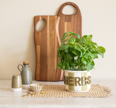 Kruidenpot Herbs Keramiek Groen - Things I Like Things I Love