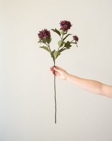 Kunstbloem Chrysant Bordeaux - Things I Like Things I Love