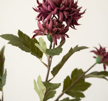 Kunstbloem Chrysant Bordeaux - Things I Like Things I Love