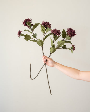 Kunstbloem Chrysant Bordeaux - Things I Like Things I Love