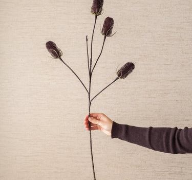 Kunstbloem Distel Aubergine - Things I Like Things I Love