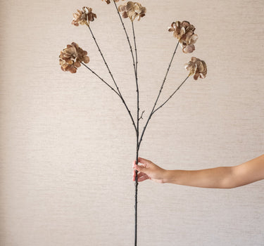 Kunstbloem Hortensia Bruin - Things I Like Things I Love
