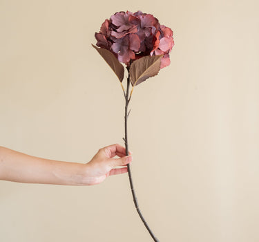 Kunstbloem Hortensia Rood - Things I Like Things I Love