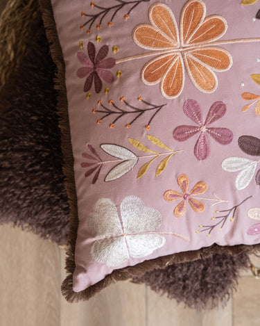 Kussen Bloemen Roze - Things I Like Things I Love