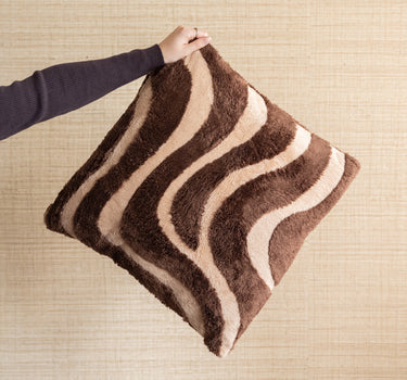 Kussen Maud Swirl Bruin - Things I Like Things I Love