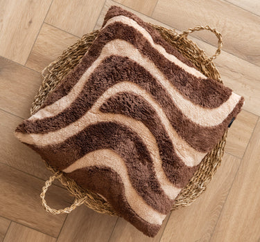 Kussen Maud Swirl Bruin - Things I Like Things I Love