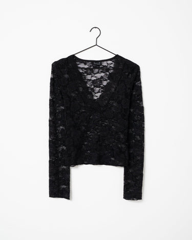 Lace Top Black - Things I Like Things I Love