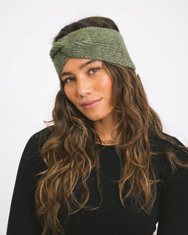 Ladies Knit Headband Khaki - Things I Like Things I Love
