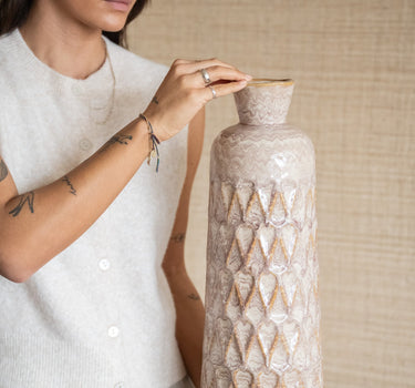 Lage Deco Vase Juli Stoneware - Things I Like Things I Love