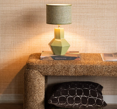 Lamp Calira Tweed Green - Things I Like Things I Love