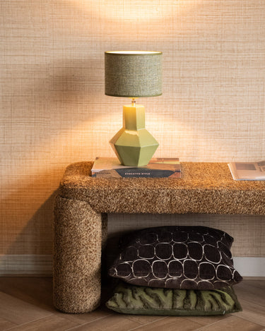 Lamp Calira Tweed Green - Things I Like Things I Love