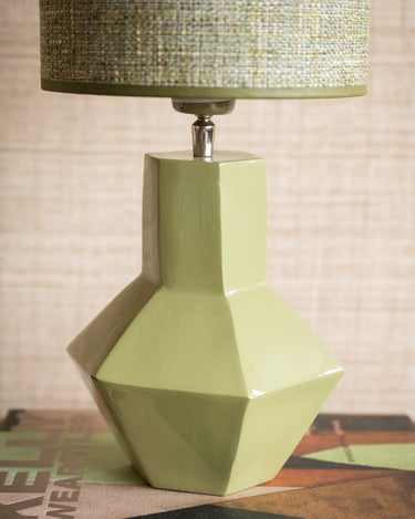 Lamp Calira Tweed Green - Things I Like Things I Love