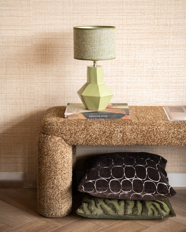 Lamp Calira Tweed Green - Things I Like Things I Love