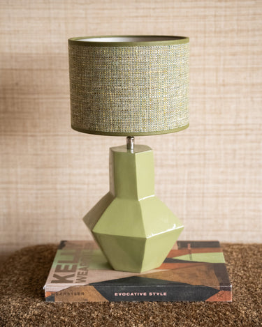 Lamp Calira Tweed Green - Things I Like Things I Love