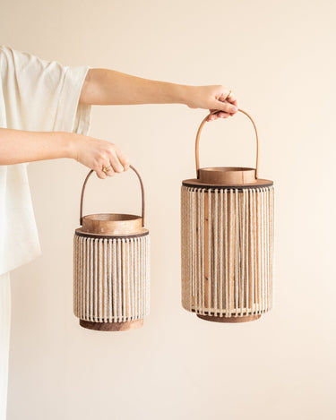 Lantern Sira Rope Natural - Things I Like Things I Love