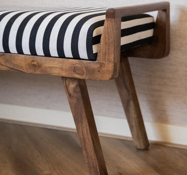 Large Bench Valo Stripe Wood - Things I Like Things I Love