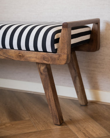 Large Bench Valo Stripe Wood - Things I Like Things I Love