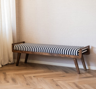Large Bench Valo Stripe Wood - Things I Like Things I Love