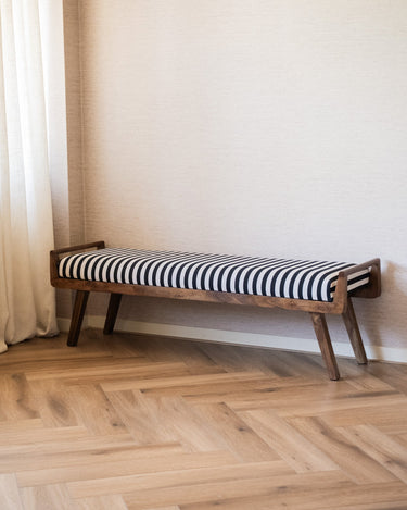 Large Bench Valo Stripe Wood - Things I Like Things I Love