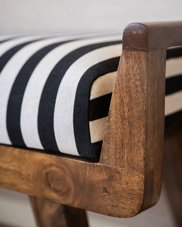 Large Bench Valo Stripe Wood - Things I Like Things I Love