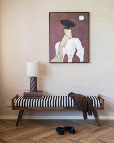 Large Bench Valo Stripe Wood - Things I Like Things I Love