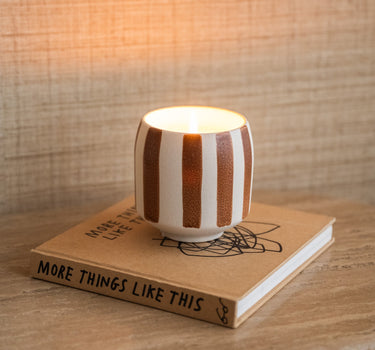 Large Candle Ceramic Puglia - Things I Like Things I Love
