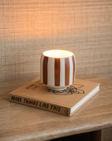 Large Candle Ceramic Puglia - Things I Like Things I Love