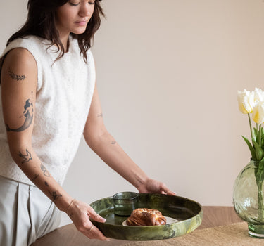 Large Deco Tray Dime Green - Things I Like Things I Love