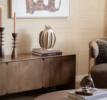 Large Deco Vase Aurealia Brown - Things I Like Things I Love