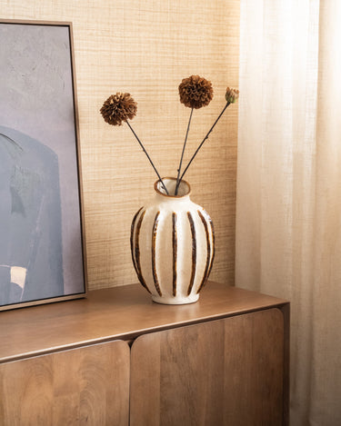 Large Deco Vase Aurealia Brown - Things I Like Things I Love