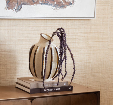 Large Deco Vase Aurealia Brown - Things I Like Things I Love