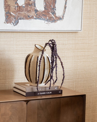 Large Deco Vase Aurealia Brown - Things I Like Things I Love