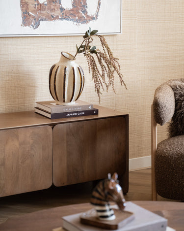 Large Deco Vase Aurealia Brown - Things I Like Things I Love