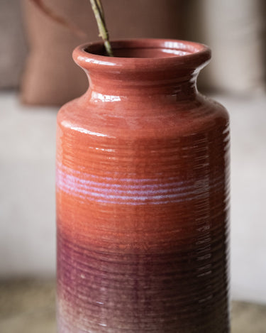 Large Deco Vase Decennia Burgundy - Things I Like Things I Love