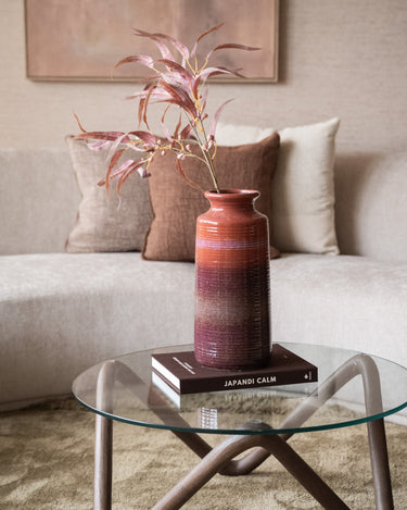 Large Deco Vase Decennia Burgundy - Things I Like Things I Love